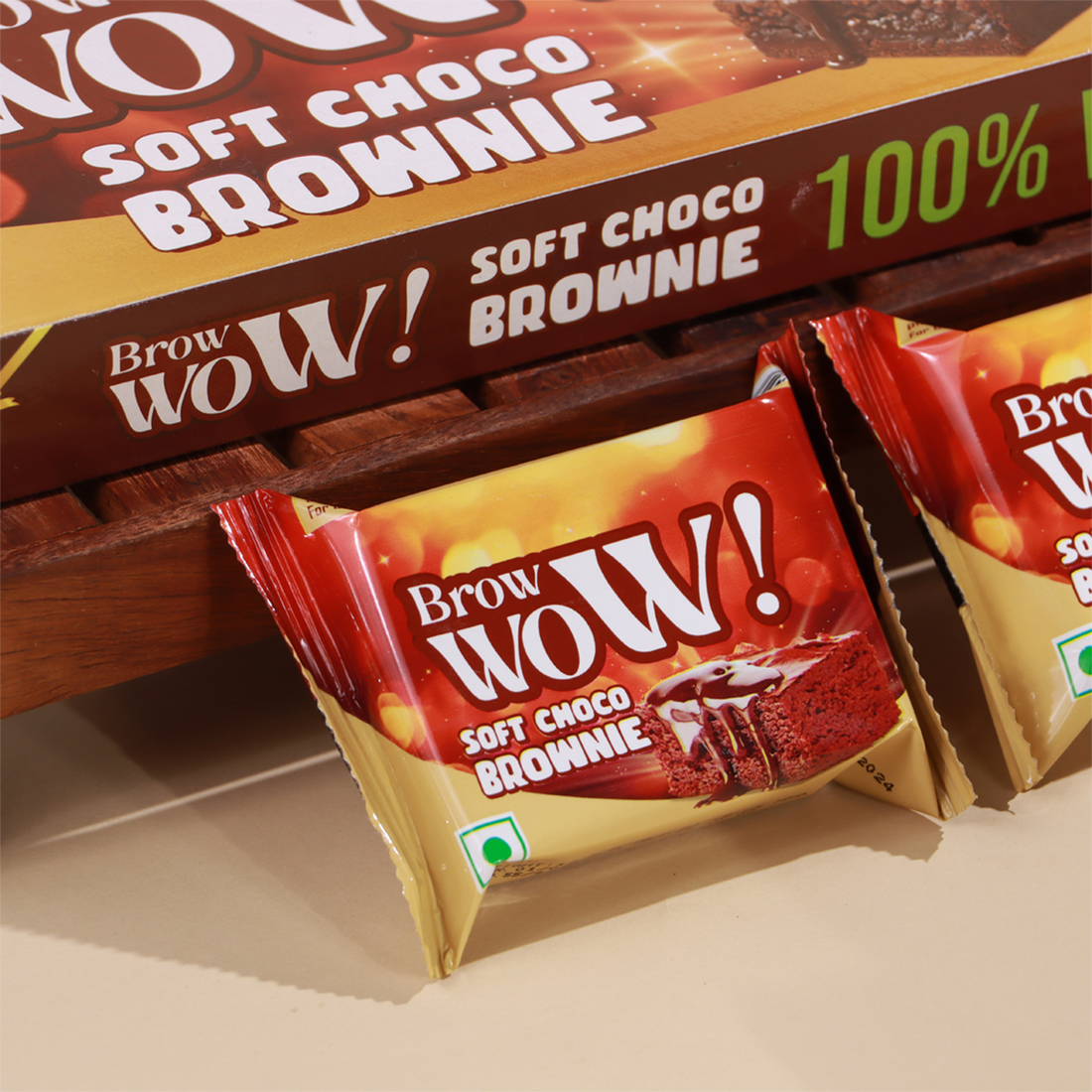 BrowWow - Soft Choco Brownie (4 pcs) Box