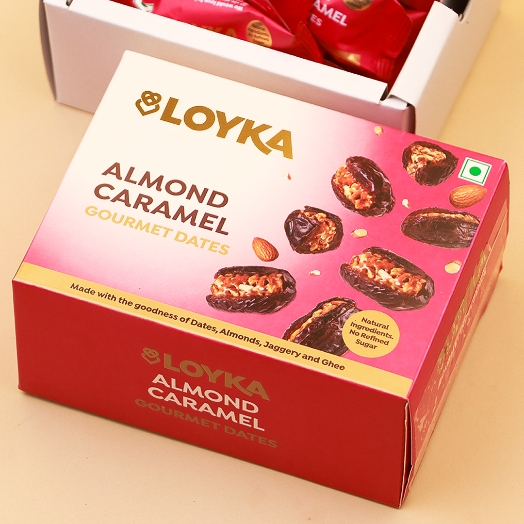 Almond Caramel Gourmet Dates Box 100g