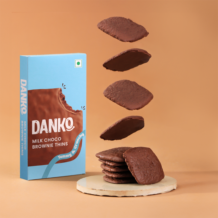 Danko Milk Choco Brownie Thins 6 Pcs Box