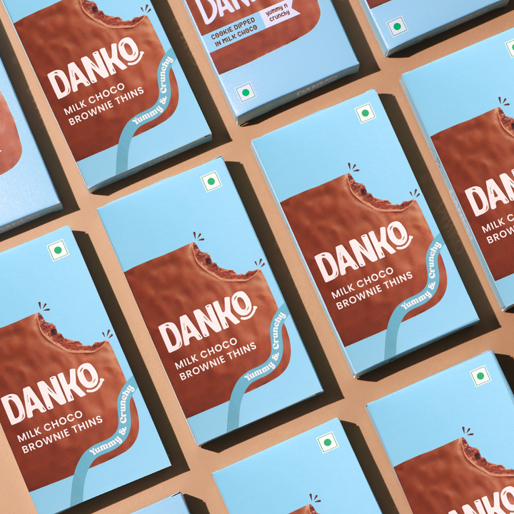 Danko Milk Choco Brownie Thins 6 Pcs Box